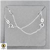 Image 1 : #424-STERLING SILVER NECKLACE 18" /2 PCS