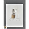 Image 1 : #455-NATURAL SMOKY QUARTZ 8 X 10 & CZ PENDANT