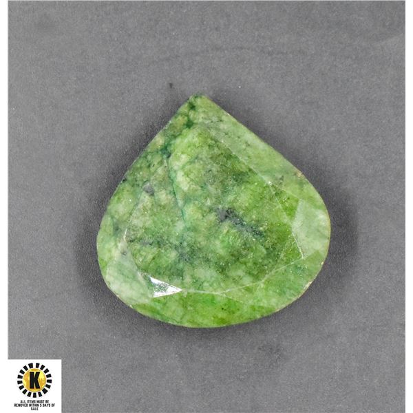 #205-GENUINE GREEN EMERALD GEMSTONE  112.50CT