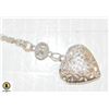 Image 1 : 18 INCH SILVER TONE CHAIN WITH LOCKET