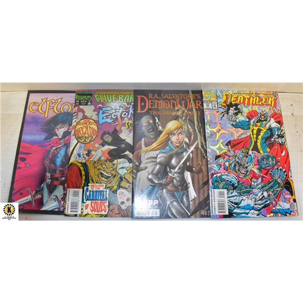 LOT OF 4 COMIC BOOKS INLLUDING