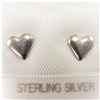 Image 1 : S133-109 SILVER HEART EARRINGS