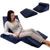 Image 1 : NEW ALLSETTHEALTH 4PC WEDGE PILLOW BLUE