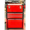 Image 3 : NEW RED METAL STACKABLE ( AND SEPERATES ) TOOLBOX