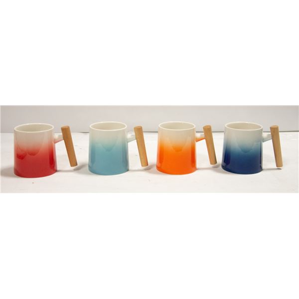 NEW SET OF 4 TEANAGOO DESIGNER COFFEE / TEA  MUGS