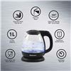 Image 1 : ELITE GOURMET GLASS CORDLESS ELECTRIC KETTLE