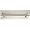 Image 1 : NEW CHROME STYLE TOWEL BAR WITH SHELF