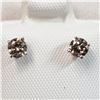 14K WHITE GOLD DIAMOND(0.4CT,I1-I3,H-I)  EARRINGS