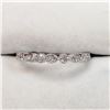 Image 1 : 10K WHITE GOLD DIAMOND(0.27CT,I1-I2,G-H) RING