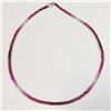 Image 1 : SILVER RUBY (25.74CT) NECKLACE LENGTH 16"