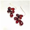 Image 1 : TN188-48 14K GARNET EARRINGS