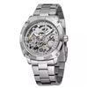 Image 1 : NEW STAINLESS STEEL SKELITAL PERPETUAL MENS WATCH