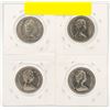 Image 2 : LOT OF 4 1980'S 50 CENT CANADIAN COINS