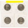 Image 2 : LOT OF 4 1970'S CANADIAN 50 CENT PIECES