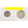 Image 2 : 2 USA SILVER LIBERTY COINS 1967, 1976