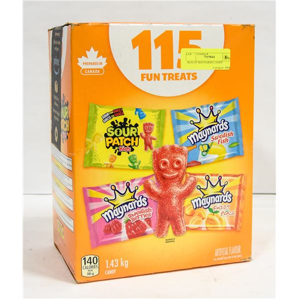 BOX OF MAYNARDS CANDY