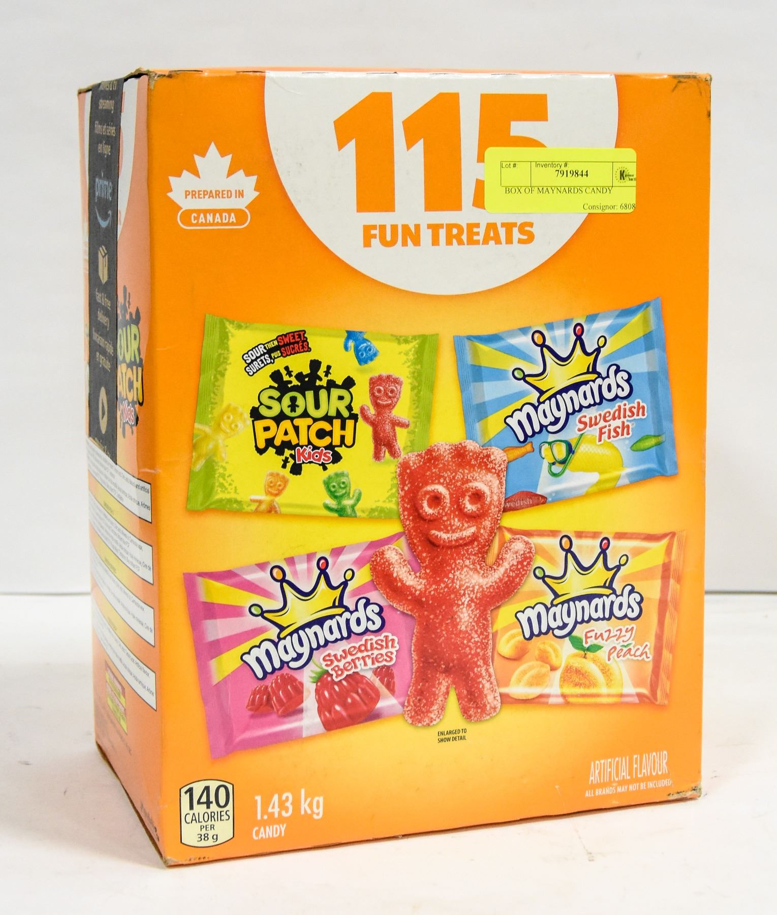 BOX OF MAYNARDS CANDY