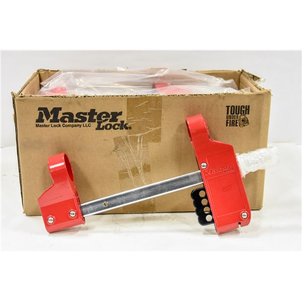 CASE OF 6 MASTER LOCK FLANGE SAFETY LOCKS