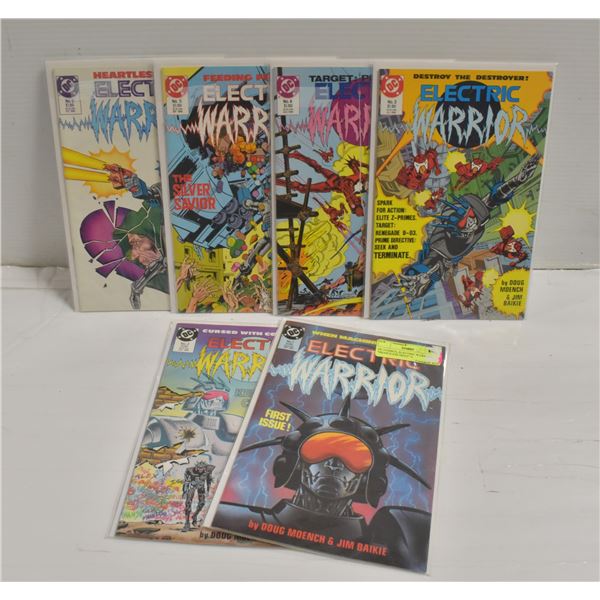 #1-6 ELETRIC WARRIOR DC COMIC SET