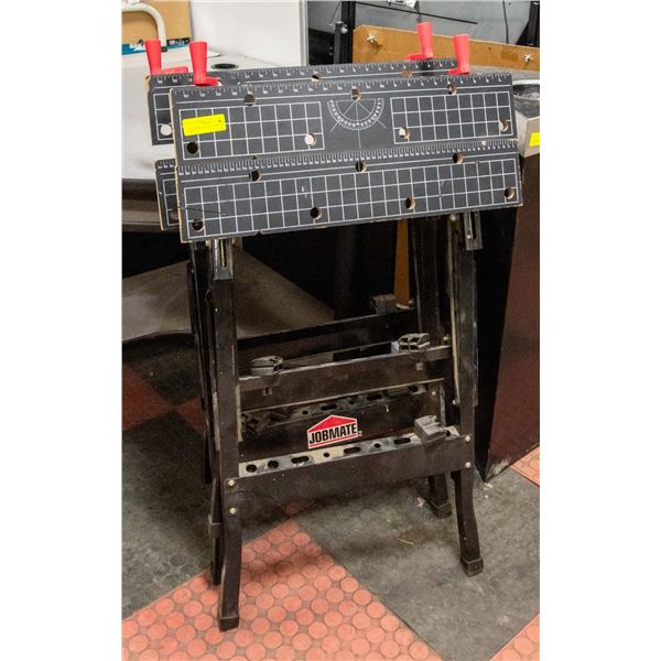 TWO JOBMATE ADJUSTABLE SAW TABLES