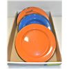 8 PIECE ENAMELLED METAL EATING SET