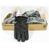 Image 1 : LOT OF 12 NEW SIZE L DEER SKIN WORK GLOVES ( BLACK