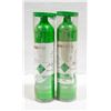 Image 1 : 2 BOTTLES OF PORTAGAS 116L PER BOTTLE OF OXYGEN &