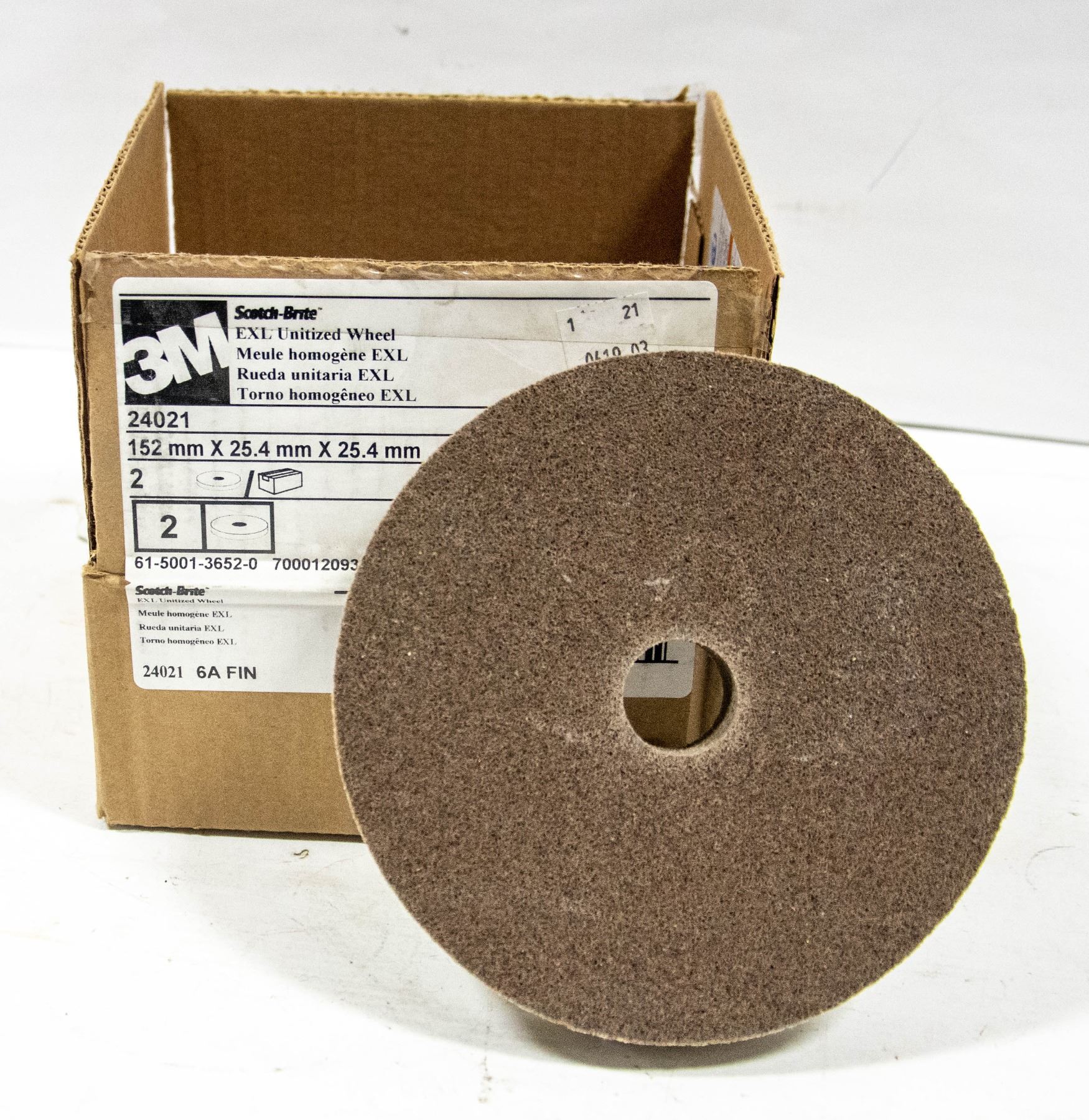 Unitized Wheel Rb4bm NEW BOX OF 2 SCOTCH-BRITE UNITIZED WHEELS