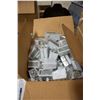Image 1 : BOX WITH APPROX 200 NEW HANGING BRACKETS