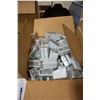Image 1 : BOX WITH APPROX 200 NEW HANGING BRACKETS