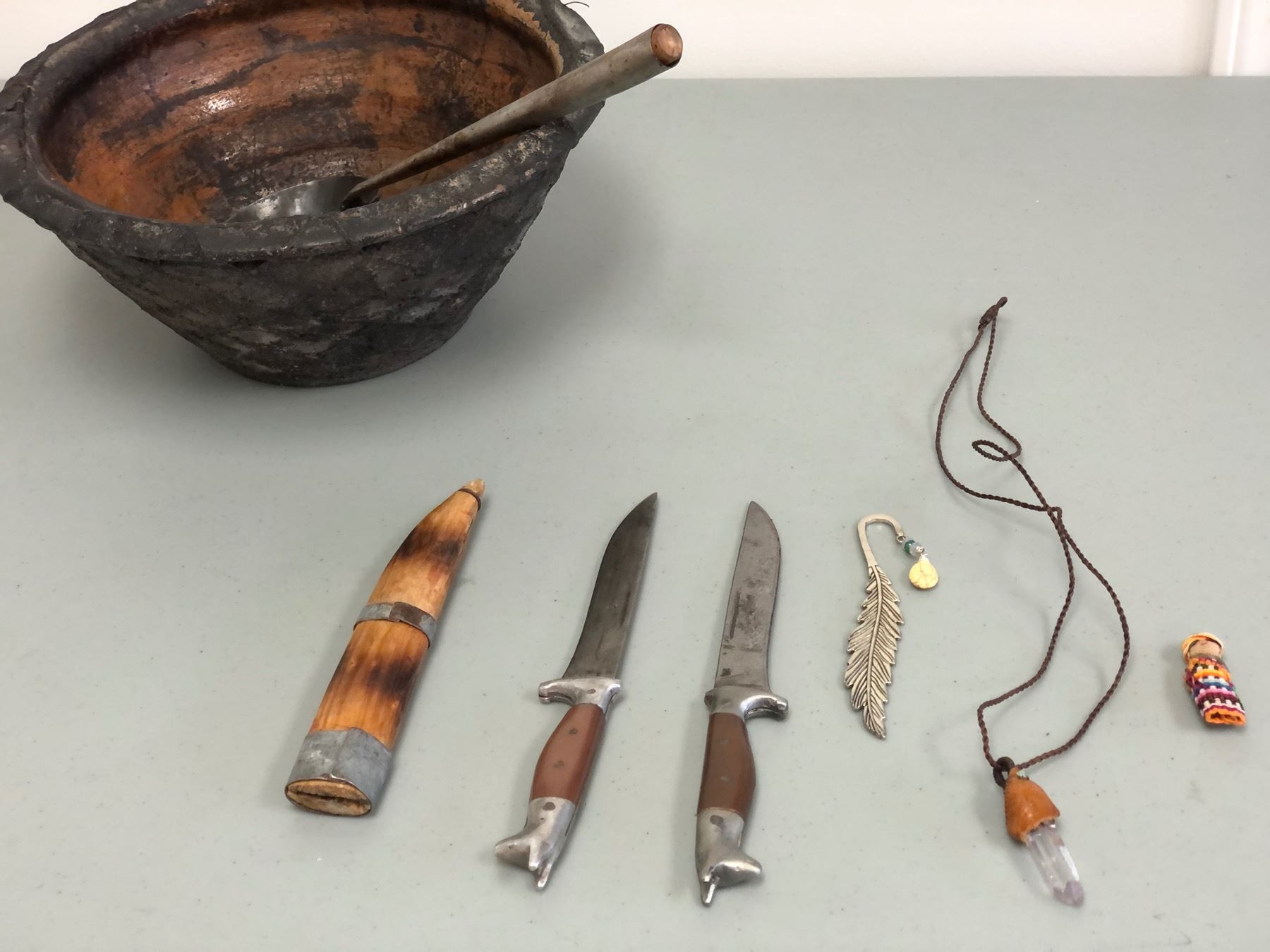 TMC - S1 - secret basement ritual items - includes rusted knife / 2 ...
