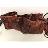 Image 2 : Group of 2 big brown leather bags