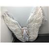 Image 2 : White angel wing costume w/ box of white feathers