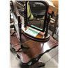 Image 1 : Group of antique furniture - includes 2 pc. Victorian Mahogany folding card console table (approx 26