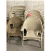 Image 1 : Group of 6 wicker chairs (various sizes)