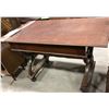 Image 2 : 90s foyer antique wooden coffee table (approx 44" x 25" x 28 1/2" height)