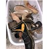 Image 2 : Group of 2 bins of Hero shoes - includes slippers / slip ons / high heels / casual boots etc