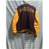 Image 3 : TMC S1 - #2 Hero - Group of 2 burgundy & gold extra varsity jackets (Sz. M)