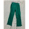Image 2 : Rack lot of assorted outfits - includes green pants / nurses tops & pants / belts / shirts / denim p