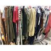 Image 1 : Rack lot of assorted outfits - includes "Ralph Lauren" green jackets / "Banana Republic" cardigans /