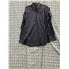 Image 2 : Rack lot of assorted coats - includes black / grey trench coats / bloody dress shirts / sweaters etc