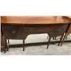 Image 1 : Large Antique mahogany console hall table (approx 72 1/2" x 24" 36" height)