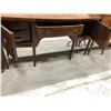 Image 2 : Large Antique mahogany console hall table (approx 72 1/2" x 24" 36" height)