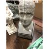 Image 2 : Group of statues - includes man intimately fighting minotaur / phrenology / addison bust planter pot