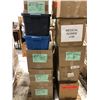Image 2 : Pallet of misc set dec - includes table lamps / pots & pans / glass shades for lamps / table lamps /