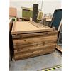 Image 2 : 11 solid 4x5x8 solid cedar panels w/ bonus 4x4x8 with lattice piece