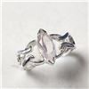 Image 2 : Silver Rose Quartz Ring, Suggested Retail Value $120