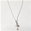 Image 2 : Silver Cross 7.5" Bracelet, Suggested Retail Value $50