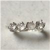 Image 1 : Silver Rose Quartz Ring, Suggested Retail Value $120