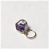Image 2 : 10K Yellow Gold Amethyst(0.72ct) Pendant, Suggested Retail Value $300